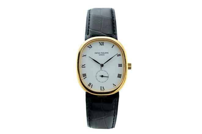 Patek Philippe Ellipse d'Or unpoliert - Gelbgold - Box+Papiere - Original Hang Tag - 3978