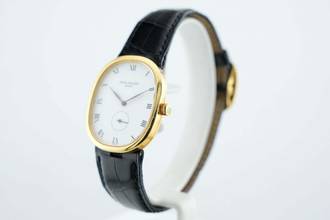Thumbnail von Patek Philippe Ellipse d'Or Unpolished - Yellow Gold - Box+Papers - Original Hang Tag - 3978