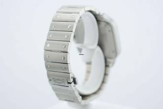 Thumbnail von Cartier Santos Large - Mavi Kadran - Ekstra Mavi Deri Kayış - Neredeyse Yeni - WSSA0071 2025