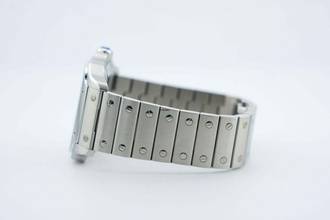 Thumbnail von Cartier Santos Large - Mavi Kadran - Ekstra Mavi Deri Kayış - Neredeyse Yeni - WSSA0071 2025