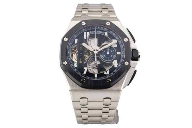  Audemars Piguet Royal Oak Offshore Tourbillon Chronograph Tourbillon Platinum - Extra Platinum 1/1 Strap - Limited Edition Of 50 - 26388PO.OO.D027CA.01 2017 