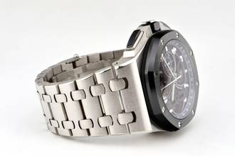 Thumbnail von Audemars Piguet Royal Oak Offshore Tourbillon Chronograph Tourbillon Platinum - Extra Platinum 1/1 Strap - Limited Edition Of 50 - 26388PO.OO.D027CA.01 2017