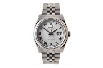 Thumbnail von Rolex Datejust 36 White Roman Dial - Jubilee - Stickers - 116200 2010
