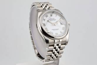Thumbnail von Rolex Datejust 36 White Roman Dial - Jubilee - Stickers - 116200 2010