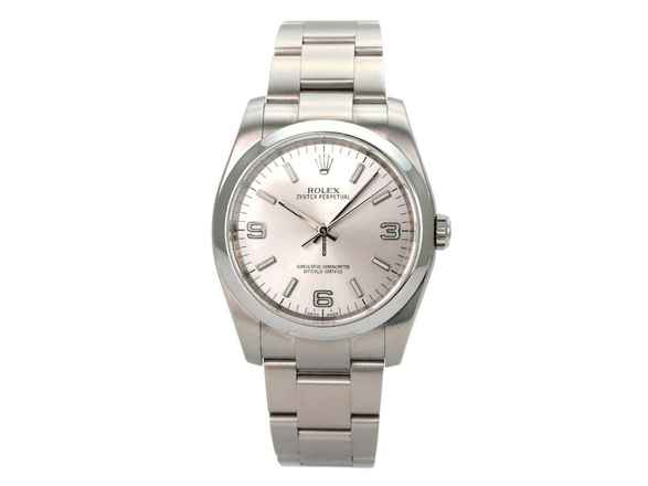  Rolex Oyster Perpetual 36 Ref. 116000 Zifferblatt Silber 
