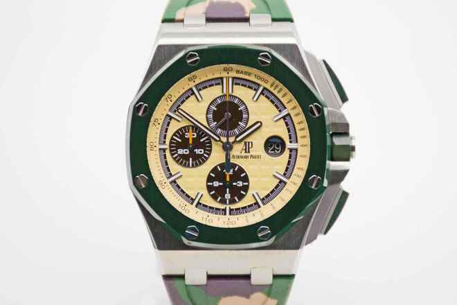  Audemars Piguet Royal Oak Offshore Chronograph Camouflage im perfekten Fullset 