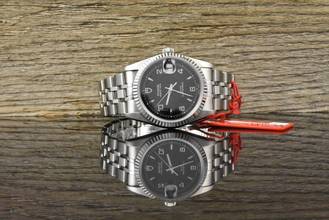 Thumbnail von Tudor Prince Date 74034 Black Dial Automatik - 2016