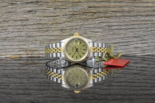 Tudor Princess 92413 by Rolex unpoliert / Linen Dial / Very Nice Vintage