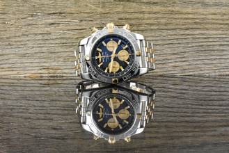 Thumbnail von Breitling Chronomat 44 Stahl / Roségold & Black Dial - Full Set 2012