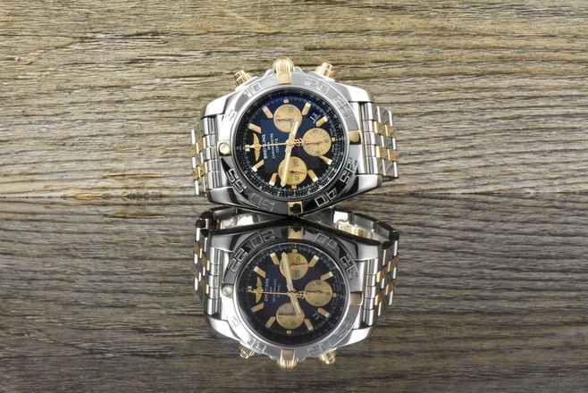  Breitling Chronomat 44 Stahl / Roségold & Black Dial - Full Set 2012 