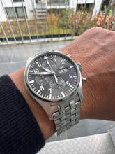 Thumbnail von IWC Fliegeruhr Spitfire Chronograph Pilot Chronograph Grey Dial - Full Set 2019