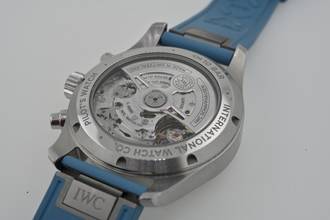Thumbnail von IWC Fliegeruhr Chronograph Fliegerchronograph Pilots Chronograph 41 IW388117 Blue Dial