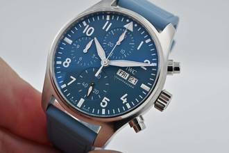 Thumbnail von IWC Fliegeruhr Chronograph Fliegerchronograph Pilots Chronograph 41 IW388117 Blue Dial