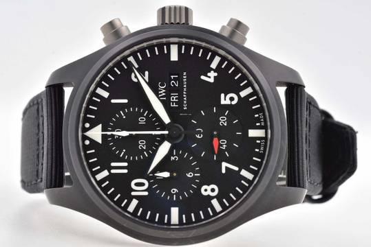 IWC Fliegeruhr Chronograph Top Gun Fliegerchronograph Pilot TOP GUN Keramik IW389101