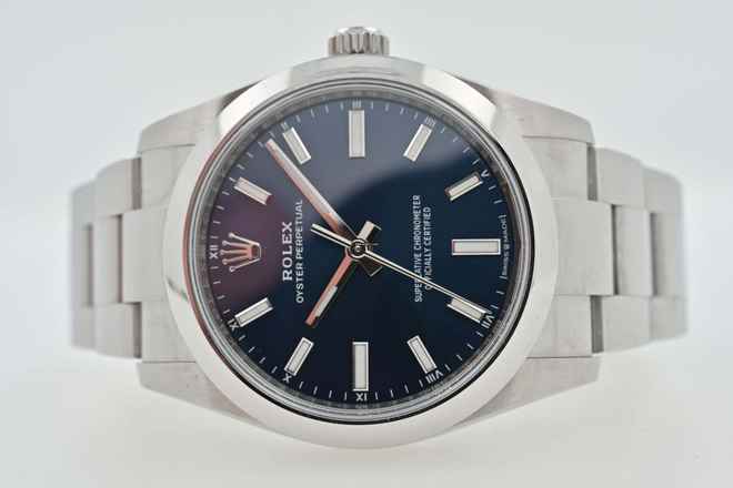  Rolex Oyster Perpetual 34 Automatik 124200 Blue Blau 