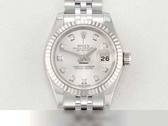  Rolex Lady-Datejust Stahl Weissgold 750 179174 2013 Lc100 Diamanten Automatik Stainless Steel 18kt White Gold Jubilé-band Chronometer Oyster 