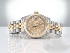 Thumbnail von Rolex Lady-Datejust 179173 2011 Stahl Gelbgold 750 Diamanten Automatik Gold