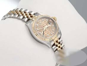 Thumbnail von Rolex Lady-Datejust 179173 2011 Stahl Gelbgold 750 Diamanten Automatik Gold