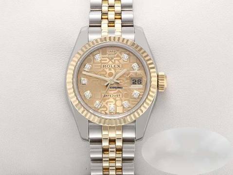  Rolex Lady-Datejust 179173 2011 Stahl Gelbgold 750 Diamanten Automatik Gold 