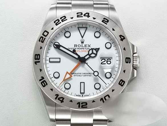  Rolex Explorer II Ungetragen Rolex Explorer II 42 Mm 226570 2025 Edelstahl Automatik Zweite Zeitzone Stainless Steel Oyster-band Chronometer White Dial 