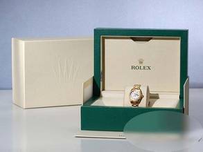 Thumbnail von Rolex Lady-Datejust 179138 2014 Gelbgold 750 Perlmutt Diamanten Automatik Gold