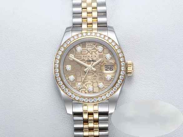  Rolex Lady-Datejust 179383 Stahl Gelbgold 750 2016 Diamanten Automatik Stainless Steel 18kt Yellow Gold Jubilé-band Chronometer Oyster 