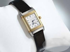Thumbnail von Jaeger-LeCoultre Reverso Duetto Lady Stahl Gelbgold 750 266.5.44 Diamanten Gold