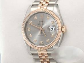 Thumbnail von Rolex Datejust 36 36mm 116231 2018 Stahl Rosegold 750 Diamanten Automatik Stainless Steel 18kt Rose Gold Jubilé-band Chronometer Oyster