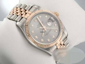 Thumbnail von Rolex Datejust 36 36mm 116231 2018 Stahl Rosegold 750 Diamanten Automatik