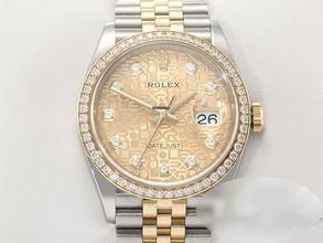 Thumbnail von Rolex Datejust 36 126283rbr Stahl Gelbgold 750 Diamanten Automatik Stainless Steel 18kt Yellow Gold Jubilé-band Chronometer Oyster Gold