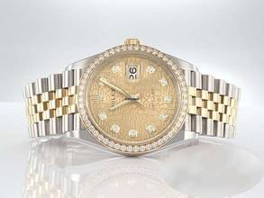 Thumbnail von Rolex Datejust 36 126283rbr Çelik Sarı Altın 750 Elmas Otomatik Paslanmaz Çelik 18kt Sarı Altın Jubilé kayış Kronometre Oyster Altın