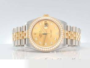 Thumbnail von Rolex Datejust 36 36mm 116243 2014 Stahl Gelbgold 750 Diamanten Automatik