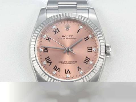 Rolex Oyster Perpetual 36 36mm 116034 Stahl Weissgold 750 Diamanten Automatik Stainless Steel 18kt White Gold Oyster-band Chronometer