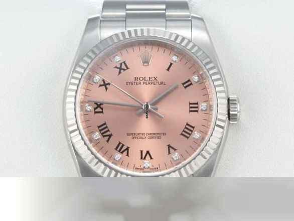  Rolex Oyster Perpetual 36 36mm 116034 Stahl Weissgold 750 Diamanten Automatik Stainless Steel 18kt White Gold Oyster-band Chronometer 