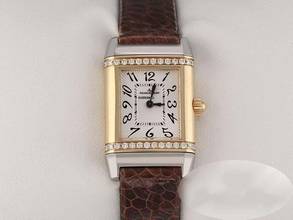 Thumbnail von Jaeger-LeCoultre Reverso Lady Edelstahl Gelbgold 750 265.5.47 Diamanten Gold