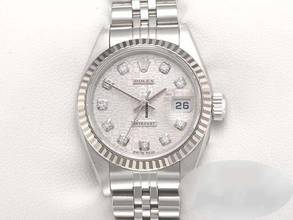Thumbnail von Rolex Lady-Datejust Edelstahl Weissgold 750 2004 Diamanten Automatik Stahl Gold