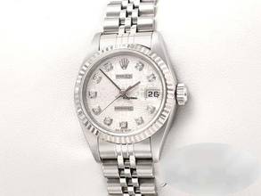 Thumbnail von Rolex Lady-Datejust Edelstahl Weissgold 750 2004 Diamanten Automatik Stahl Stainless Steel 18kt White Gold Jubilé-band Chronometer Oyster