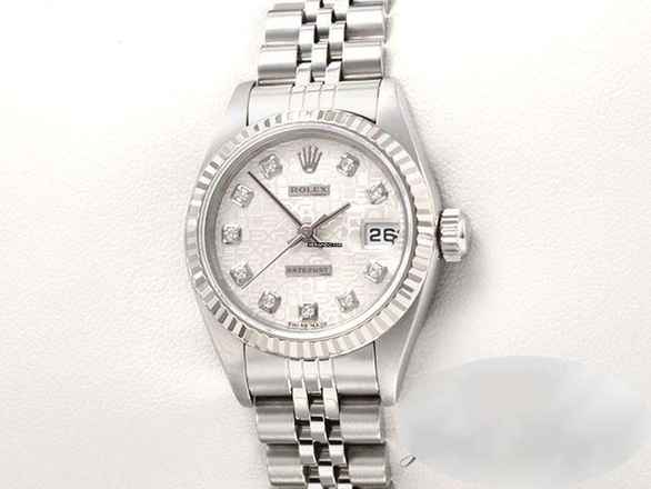  Rolex Lady-Datejust Edelstahl Weissgold 750 2004 Diamanten Automatik Stahl Gold 