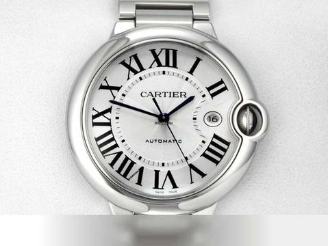 Cartier Ballon Bleu 42mm 42 Mm 2016 W69012z4 Edelstahl Automatik Herren Damen Stahl Steel