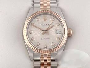 Thumbnail von Rolex Datejust 31 31mm 178271 2013 Lc110 Stahl Rosegold 750 Diamanten Gold