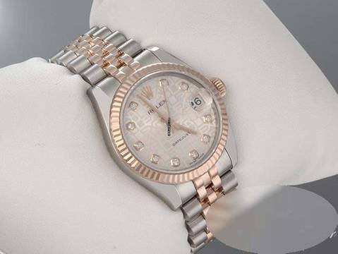 Rolex Datejust 31 31mm 178271 2013 Lc110 Stahl Rosegold 750 Diamanten Gold