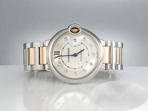 Thumbnail von Cartier Ballon Bleu 36mm Edelstahl Rosegold 750 Diamanten We902031 Stahl Gold