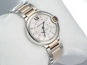 Thumbnail von Cartier Ballon Bleu 36mm Edelstahl Rosegold 750 Diamanten We902031 Stahl Gold