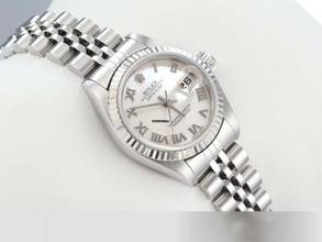 Thumbnail von Rolex Lady-Datejust Edelstahl Weissgold 750 2005 Perlmutt Automatik Stahl Gold