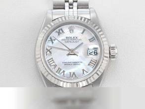 Thumbnail von Rolex Lady-Datejust Edelstahl Weissgold 750 2005 Perlmutt Automatik Stahl Stainless Steel 18kt White Gold Jubilé-band Chronometer Oyster Mop
