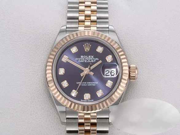  Rolex Lady-Datejust 28 279171 Edelstahl Rosegold 750 Diamanten Automatik Gold 