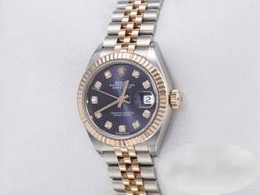 Thumbnail von Rolex Lady-Datejust 28 279171 Edelstahl Rosegold 750 Diamanten Automatik Gold