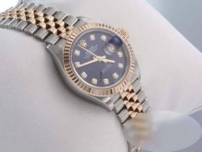 Thumbnail von Rolex Lady-Datejust 28 279171 Edelstahl Rosegold 750 Diamanten Automatik Gold