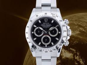 Thumbnail von Rolex Daytona Cosmograph Daytona 116520 Black Dial - Like New Full Set 2007