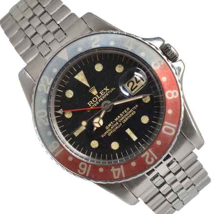 Rolex GMT-Master 1675 Cornino Underline gilt Zifferblatt 1964